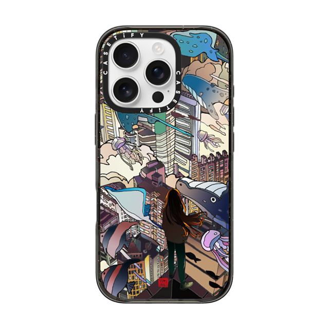 Vivian Ho x CASETiFY iPhone 16 Pro ケース ブラック インパクトケース Vivian Ho - I can't take my eyes off you