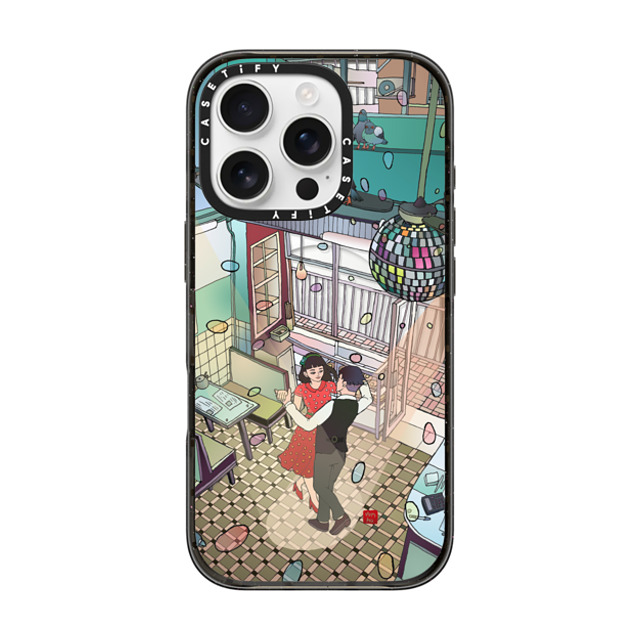 Vivian Ho x CASETiFY iPhone 16 Pro ケース Love,Fine Art ブラック インパクトケース MagSafe対応 Vivian Ho - Cha Cha Father's Day Vivian Ho x CASETiFY iPhone 16 Pro ケース Love,Fine Art ブラック インパクトケース MagSafe対応 Vivian Ho - Cha Cha Father's Day