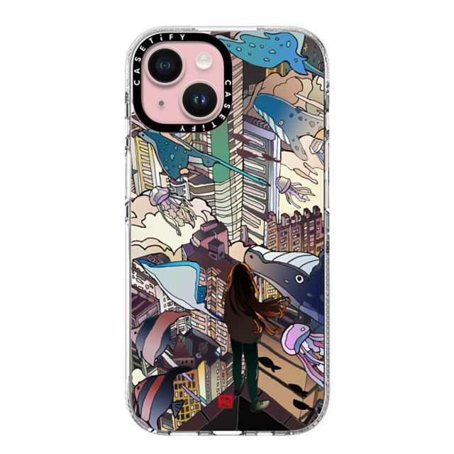 Vivian Ho x CASETiFY iPhone 15 ケース クリア クリア ケース MagSafe対応 Vivian Ho - I can't take my eyes off you