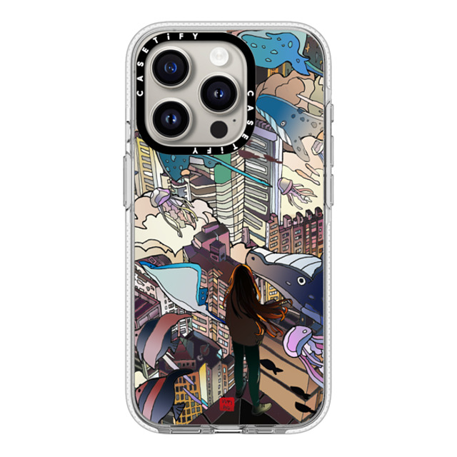 Vivian Ho x CASETiFY iPhone 15 Pro ケース クリア クリア ケース MagSafe対応 Vivian Ho - I can't take my eyes off you