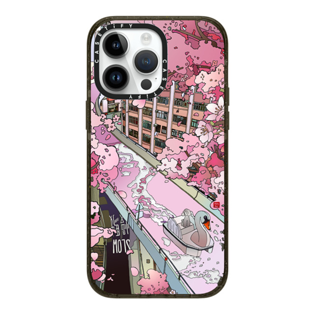 Vivian Ho x CASETiFY iPhone 14 Pro Max ケース ブラック インパクトケース MagSafe対応 Vivian Ho - Sakura Dream