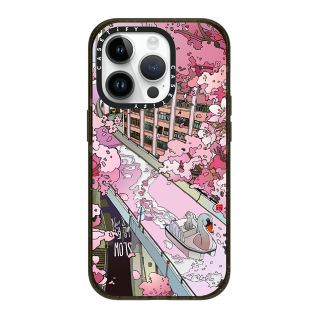 Vivian Ho x CASETiFY iPhone 14 Pro ケース ブラック インパクトケース MagSafe対応 Vivian Ho - Sakura Dream