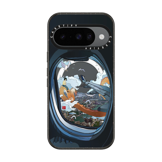 Vivian Ho x CASETiFY Pixel 10 Case Cartoon,Cloud Black Impact Magnetic Case Vivian Ho - Hello Goodbye