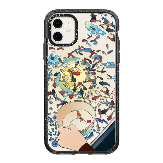 Vivian Ho x CASETiFY iPhone 11 ケース ブラック インパクトケース Vivian Ho - Moon Fishing
