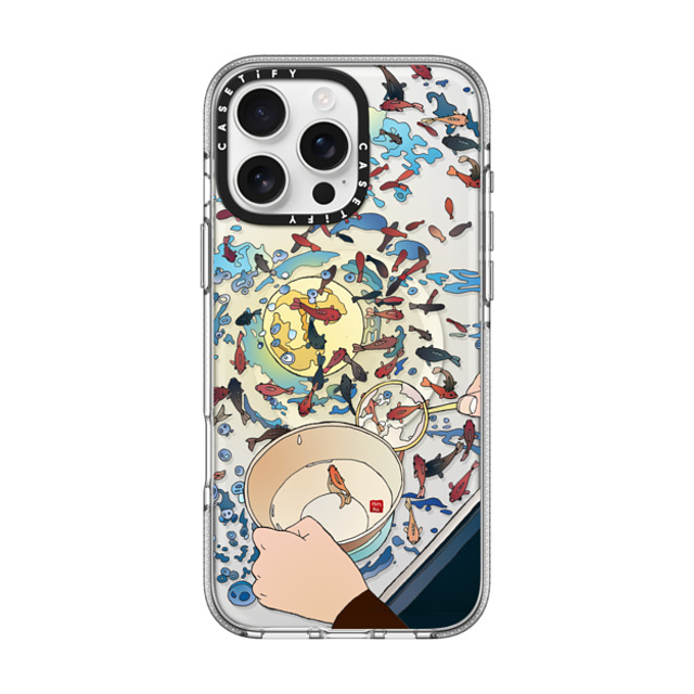 Vivian Ho x CASETiFY iPhone 16 Pro Max ケース クリア クリア ケース MagSafe対応 Vivian Ho - Moon Fishing