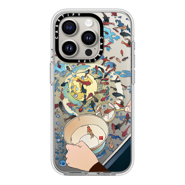 Vivian Ho x CASETiFY iPhone 15 Pro ケース クリア クリア ケース MagSafe対応 Vivian Ho - Moon Fishing