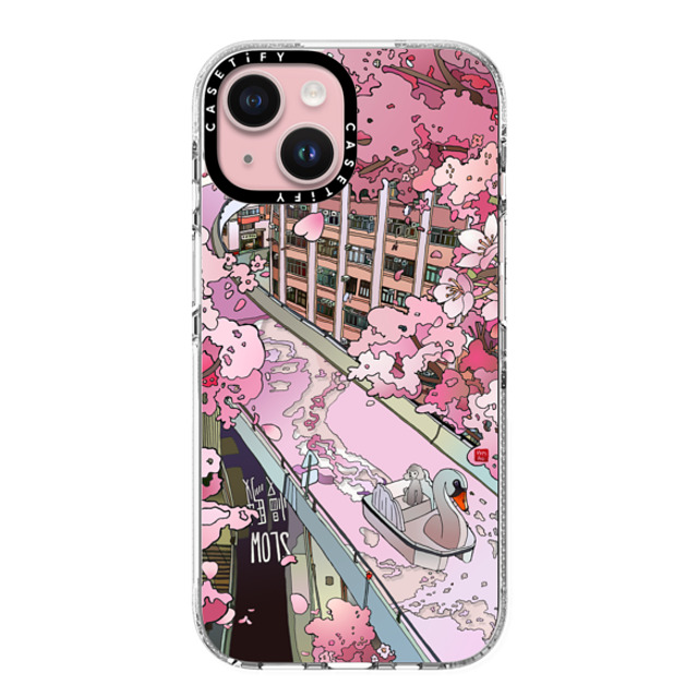 Vivian Ho x CASETiFY iPhone 15 ケース クリア クリア ケース MagSafe対応 Vivian Ho - Sakura Dream