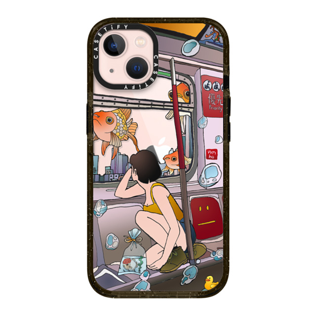 Vivian Ho x CASETiFY iPhone 13 ケース ブラック インパクトケース Vivian Ho - Wish you were here