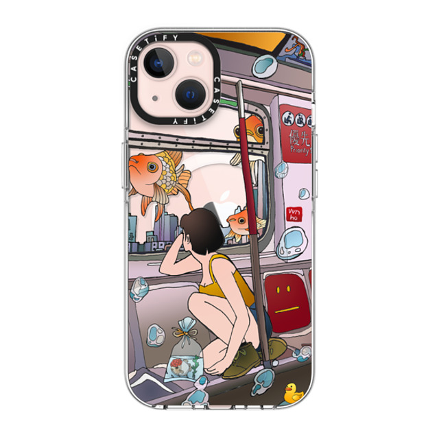 Vivian Ho x CASETiFY iPhone 13 ケース クリア クリア ケース MagSafe対応 Vivian Ho - Wish you were here