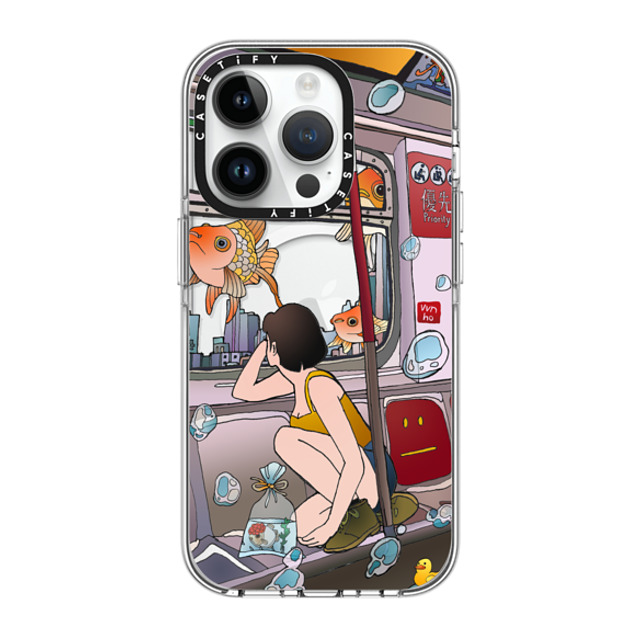 Vivian Ho x CASETiFY iPhone 14 Pro ケース クリア クリア ケース MagSafe対応 Vivian Ho - Wish you were here