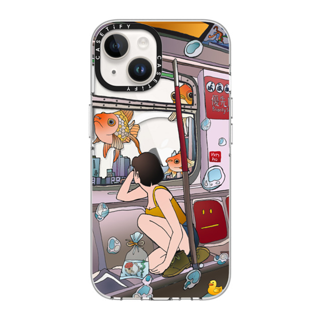 Vivian Ho x CASETiFY iPhone 14 ケース クリア クリア ケース MagSafe対応 Vivian Ho - Wish you were here