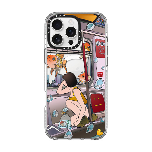 Vivian Ho x CASETiFY iPhone 16 Pro Max ケース クリア クリア ケース MagSafe対応 Vivian Ho - Wish you were here