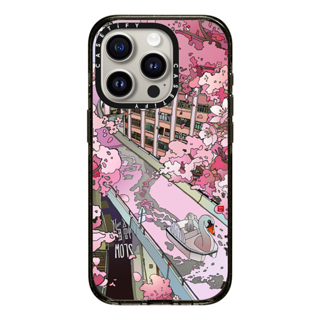 Vivian Ho x CASETiFY iPhone 15 Pro ケース ブラック インパクトケース Vivian Ho - Sakura Dream