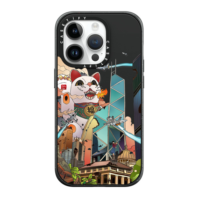 Vivian Ho x CASETiFY iPhone 14 Pro ケース マットブラック インパクトケース MagSafe対応 Vivian Ho - GodziMeow