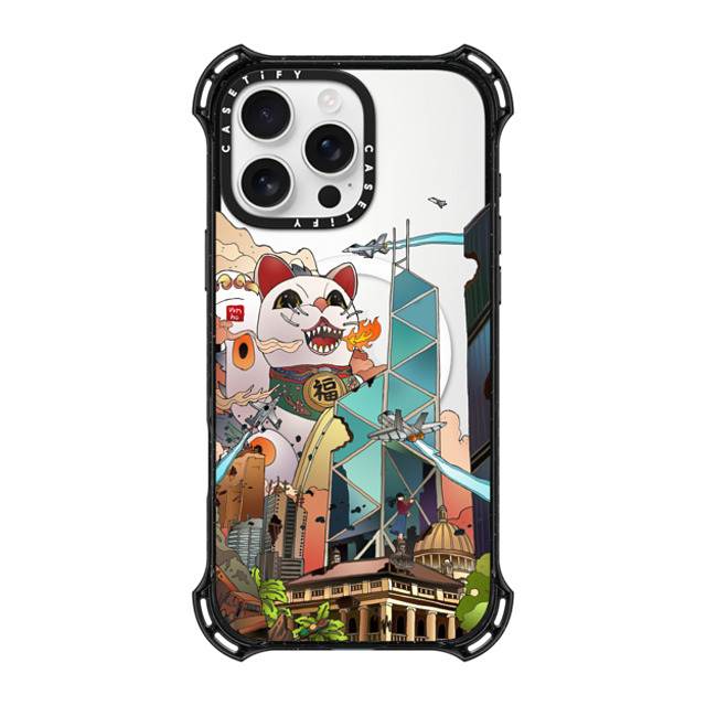 Vivian Ho x CASETiFY iPhone 16 Pro Max ケース ブラック バウンスケース Vivian Ho - GodziMeow