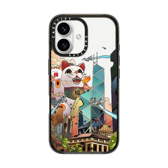 Vivian Ho x CASETiFY iPhone 16 ケース ブラック インパクトケース Vivian Ho - GodziMeow