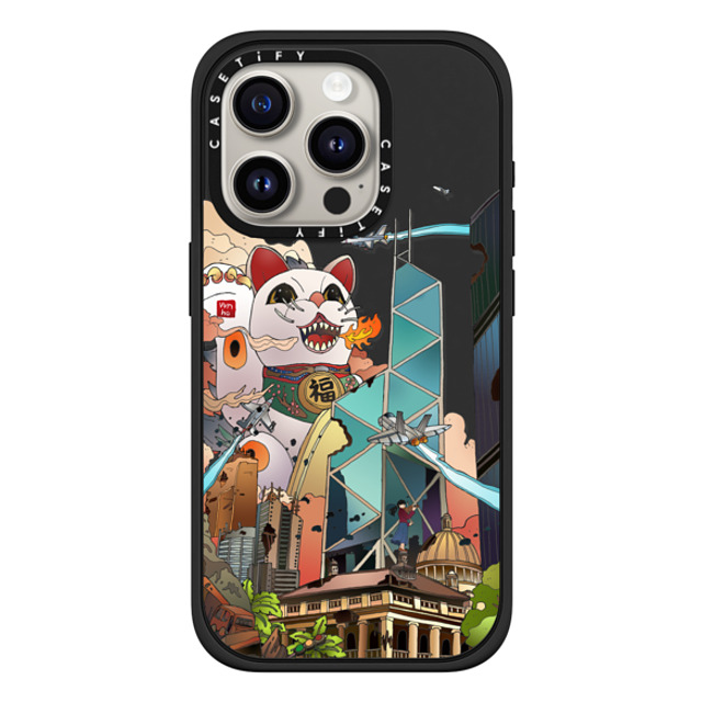 Vivian Ho x CASETiFY iPhone 15 Pro ケース マットブラック インパクトケース MagSafe対応 Vivian Ho - GodziMeow