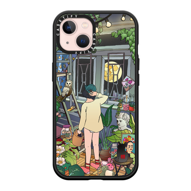 Vivian Ho x CASETiFY iPhone 13 ケース マットブラック インパクトケース MagSafe対応 Vivian Ho - Home Garden