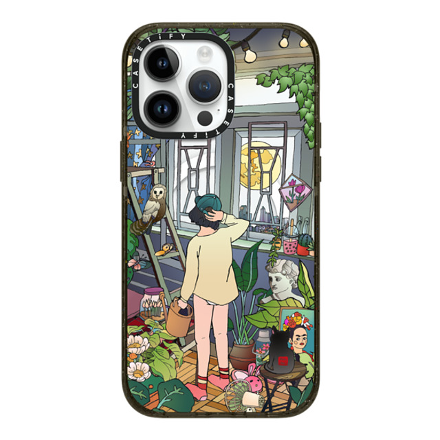 Vivian Ho x CASETiFY iPhone 14 Pro Max ケース ブラック インパクトケース MagSafe対応 Vivian Ho - Home Garden