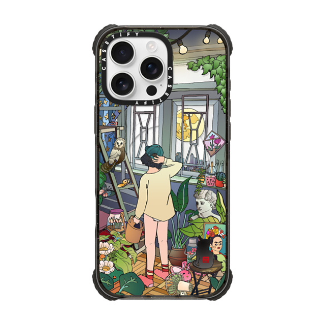 Vivian Ho x CASETiFY iPhone 16 Pro Max ケース Floral,Animal ブラック ウルトラ インパクトケース MagSafe 対応 Vivian Ho - Home Garden Father's Day Vivian Ho x CASETiFY iPhone 16 Pro Max ケース Floral,Animal ブラック ウルトラ インパクトケース MagSafe 対応 Vivian Ho - Home Garden Father's Day