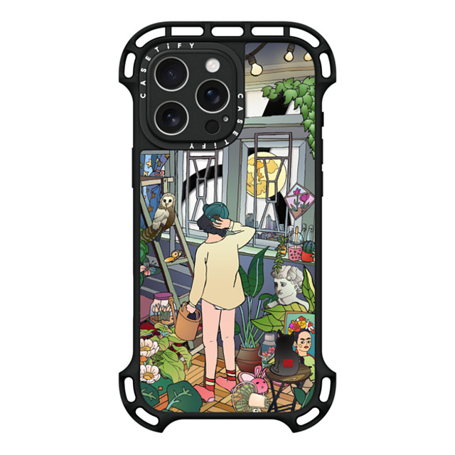 Vivian Ho x CASETiFY iPhone 16 Pro Max ケース ブラック ウルトラ バウンスケース MagSafe対応 Vivian Ho - Home Garden