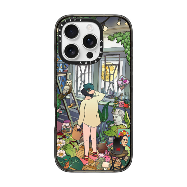 Vivian Ho x CASETiFY iPhone 16 Pro ケース ブラック インパクトケース MagSafe対応 Vivian Ho - Home Garden