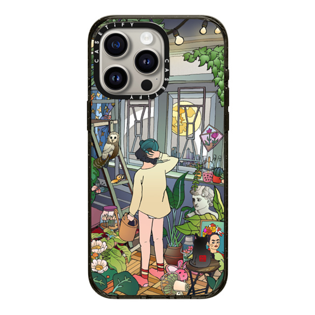 Vivian Ho x CASETiFY iPhone 15 Pro Max ケース ブラック インパクトケース MagSafe対応 Vivian Ho - Home Garden