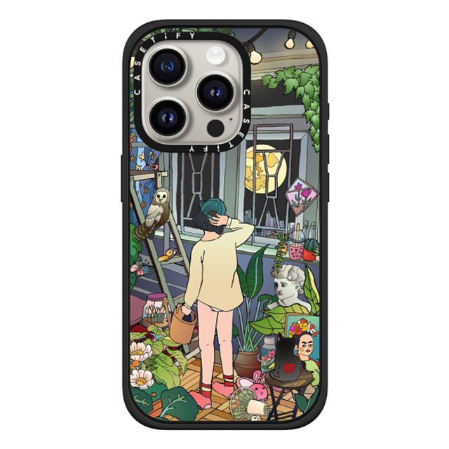 Vivian Ho x CASETiFY iPhone 15 Pro ケース マットブラック インパクトケース MagSafe対応 Vivian Ho - Home Garden