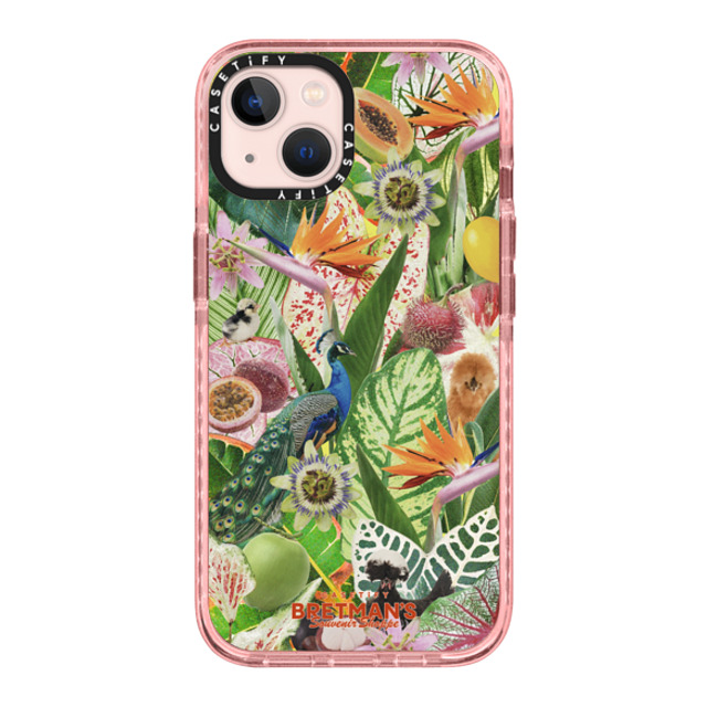 CASETiFY iPhone 13 Case Pink (Glitter) インパクトケース Birds of Paradise Phone Case bretman rock Mother's Day CASETiFY iPhone 13 Case Pink (Glitter) インパクトケース Birds of Paradise Phone Case bretman rock Mother's Day
