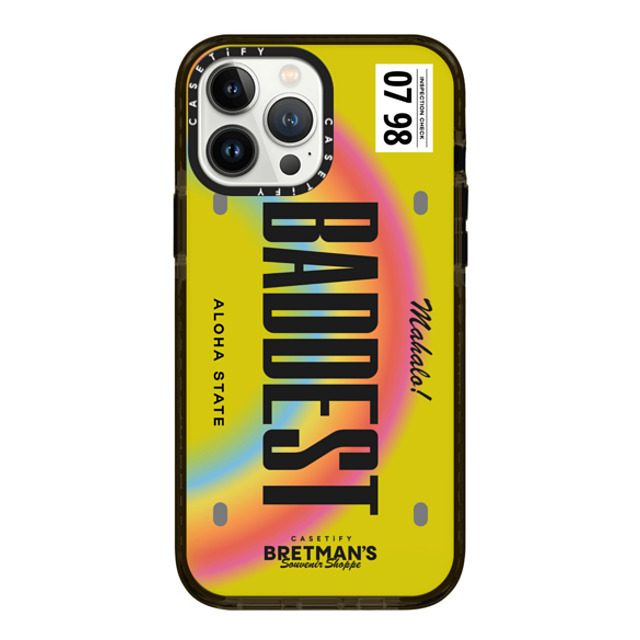 CASETiFY iPhone 13 Pro Max Case ブラック Impact Case Baddest License Phone Case bretman rock Mother's Day CASETiFY iPhone 13 Pro Max Case ブラック Impact Case Baddest License Phone Case bretman rock Mother's Day