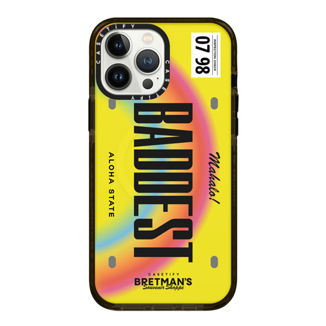 CASETiFY iPhone 13 Pro Max Case Black Impact Case MagSafe Compatible Baddest License Phone Case bretman rock Mother's Day CASETiFY iPhone 13 Pro Max Case Black Impact Case MagSafe Compatible Baddest License Phone Case bretman rock Mother's Day