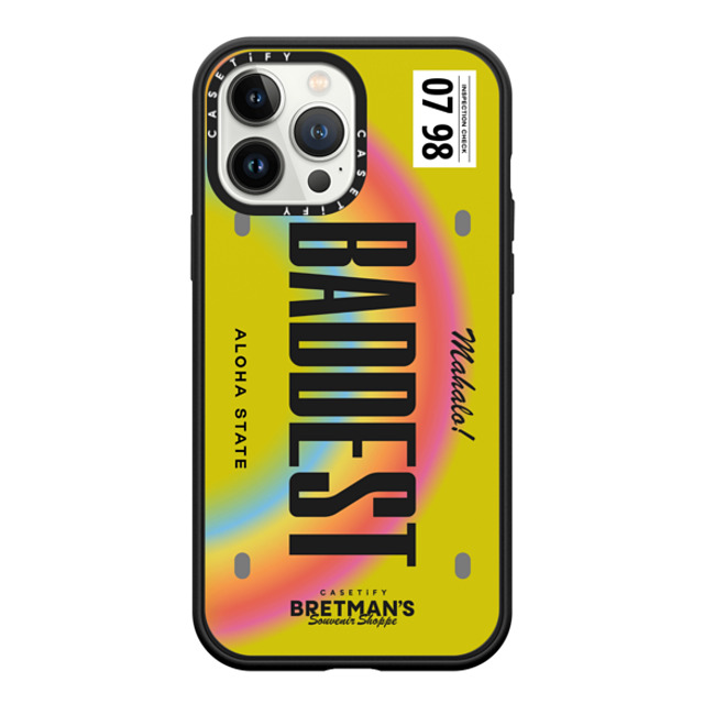 CASETiFY iPhone 13 Pro Max Case マットブラック インパクトケース MagSafe対応 Baddest License Phone Case bretman rock Mother's Day CASETiFY iPhone 13 Pro Max Case マットブラック インパクトケース MagSafe対応 Baddest License Phone Case bretman rock Mother's Day