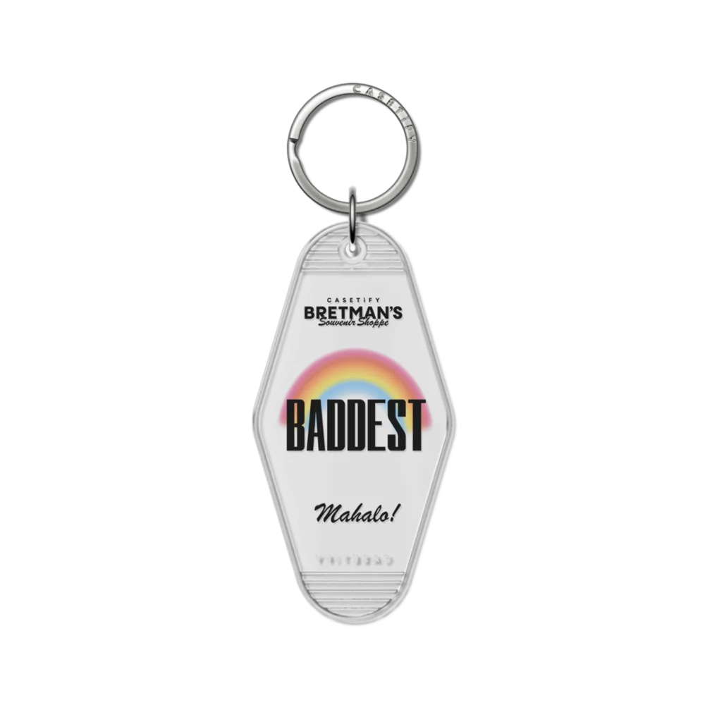 Keychain Tag  - Baddest License Keychain