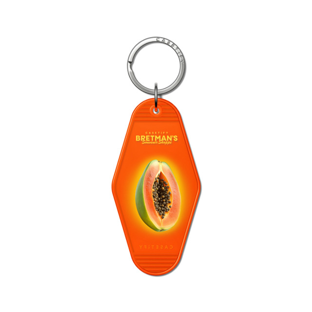 CASETiFY キーチェーンタグ オレンジ キーチェーン タグ Bretman's Souvenir Shoppe Papaya Keychain bretman rock Mother's Day CASETiFY キーチェーンタグ オレンジ キーチェーン タグ Bretman's Souvenir Shoppe Papaya Keychain bretman rock Mother's Day