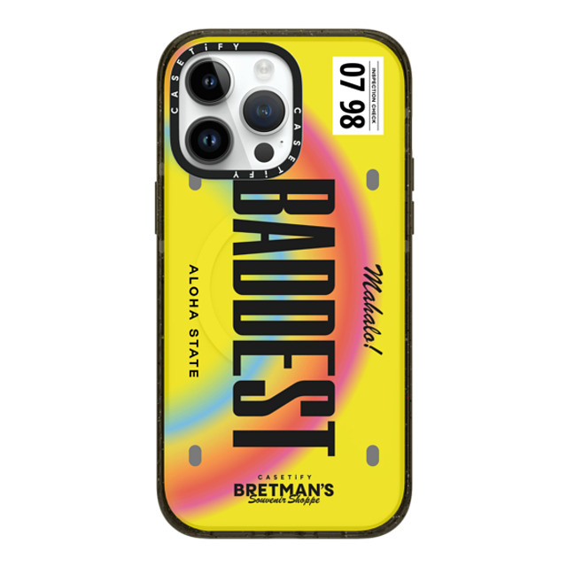 CASETiFY iPhone 14 Pro Max Case Black Impact Case MagSafe Compatible Baddest License Phone Case bretman rock Father's Day CASETiFY iPhone 14 Pro Max Case Black Impact Case MagSafe Compatible Baddest License Phone Case bretman rock Father's Day