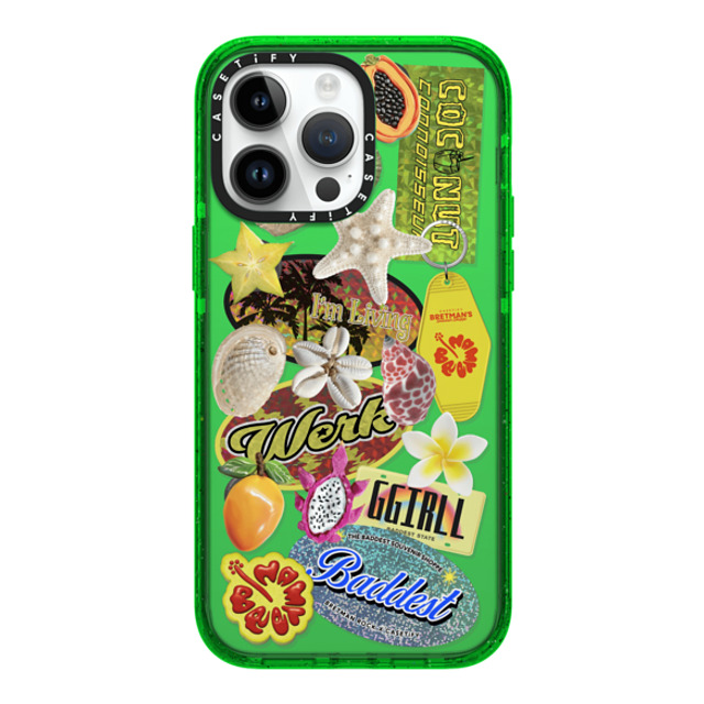 CASETiFY iPhone 14 Pro Max Case グリーン インパクトケース Baddest Souvenir Shoppe Collector's Phone Case bretman rock Mother's Day CASETiFY iPhone 14 Pro Max Case グリーン インパクトケース Baddest Souvenir Shoppe Collector's Phone Case bretman rock Mother's Day