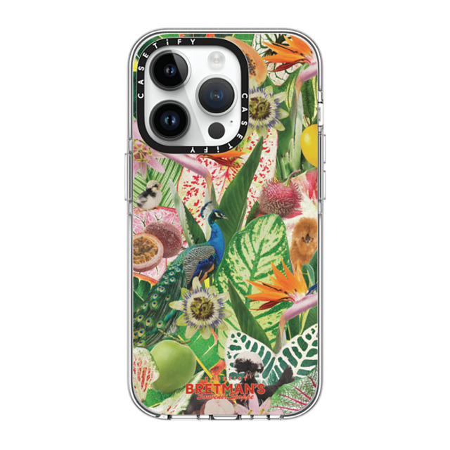 CASETiFY iPhone 14 Pro Case Clear Clear Case MagSafe Compatible Birds of Paradise Phone Case bretman rock CASETiFY iPhone 14 Pro Case Clear Clear Case MagSafe Compatible Birds of Paradise Phone Case bretman rock