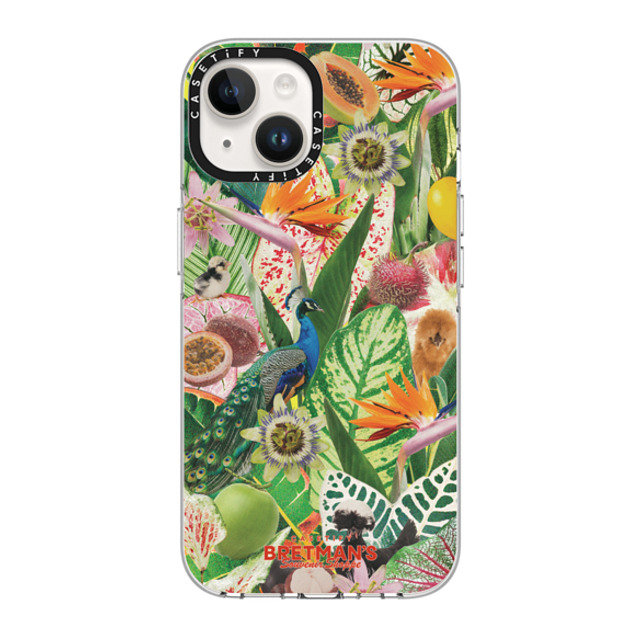 CASETiFY iPhone 14 Case Clear Clear Case MagSafe Compatible Birds of Paradise Phone Case bretman rock CASETiFY iPhone 14 Case Clear Clear Case MagSafe Compatible Birds of Paradise Phone Case bretman rock