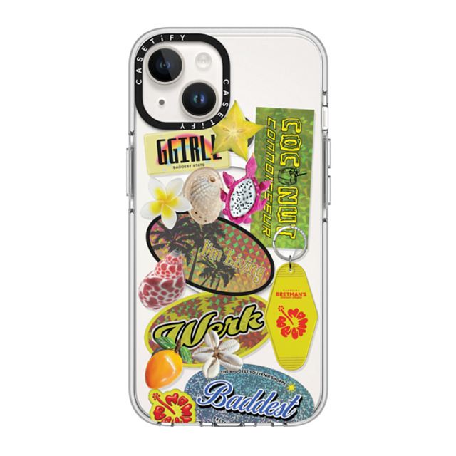 CASETiFY iPhone 14 Case Clear Clear Case MagSafe Compatible Baddest Souvenir Shoppe Collector's Phone Case bretman rock CASETiFY iPhone 14 Case Clear Clear Case MagSafe Compatible Baddest Souvenir Shoppe Collector's Phone Case bretman rock