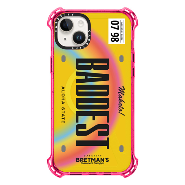 CASETiFY iPhone 14 Plus ケース Bubble Gum バウンスケース Baddest License Phone Case bretman rock Mother's Day CASETiFY iPhone 14 Plus ケース Bubble Gum バウンスケース Baddest License Phone Case bretman rock Mother's Day
