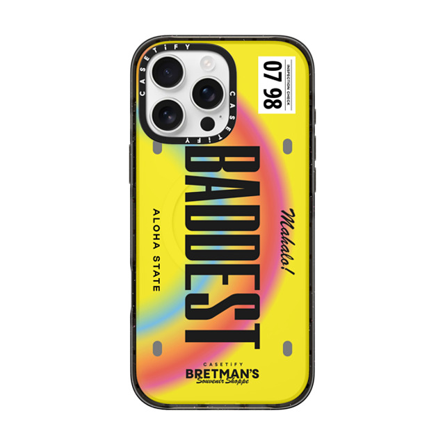 CASETiFY iPhone 16 Pro Max Case Black Impact Case MagSafe Compatible Baddest License Phone Case bretman rock Mother's Day CASETiFY iPhone 16 Pro Max Case Black Impact Case MagSafe Compatible Baddest License Phone Case bretman rock Mother's Day
