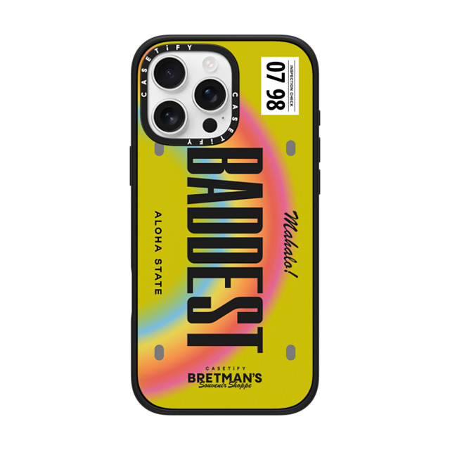 CASETiFY iPhone 16 Pro Max ケース マットブラック インパクトケース MagSafe対応 Baddest License Phone Case bretman rock Father's Day CASETiFY iPhone 16 Pro Max ケース マットブラック インパクトケース MagSafe対応 Baddest License Phone Case bretman rock Father's Day