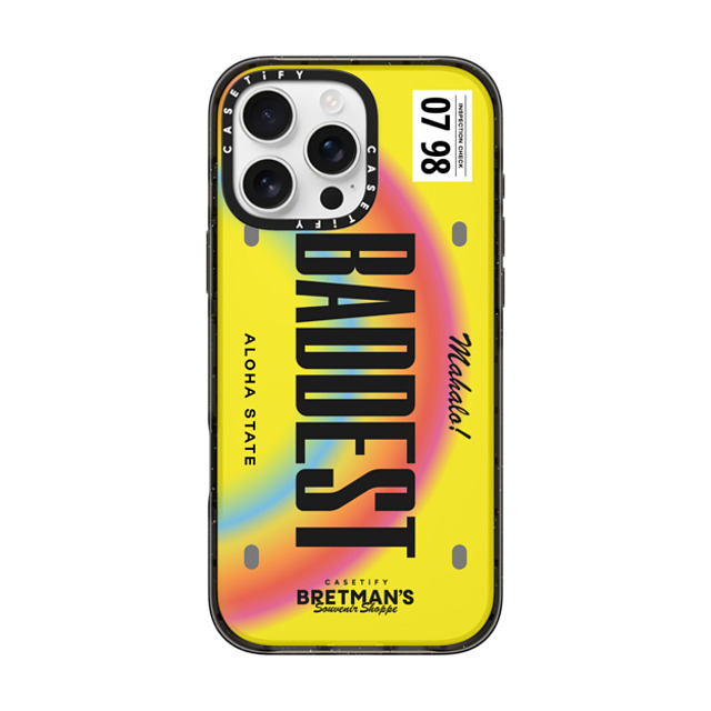 CASETiFY iPhone 16 Pro Max Case Black インパクトケース Baddest License Phone Case bretman rock Mother's Day CASETiFY iPhone 16 Pro Max Case Black インパクトケース Baddest License Phone Case bretman rock Mother's Day