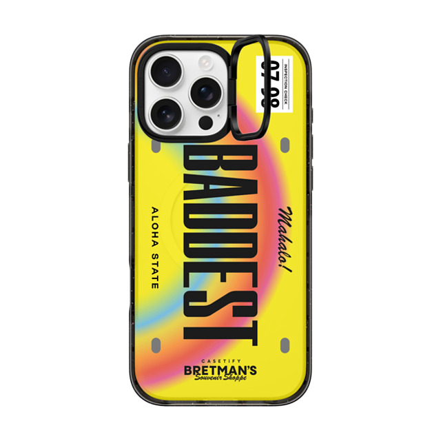 CASETiFY iPhone 16 Pro Max Case Black インパクトリングスタンドケース MagSafe対応 Baddest License Phone Case bretman rock Father's Day CASETiFY iPhone 16 Pro Max Case Black インパクトリングスタンドケース MagSafe対応 Baddest License Phone Case bretman rock Father's Day