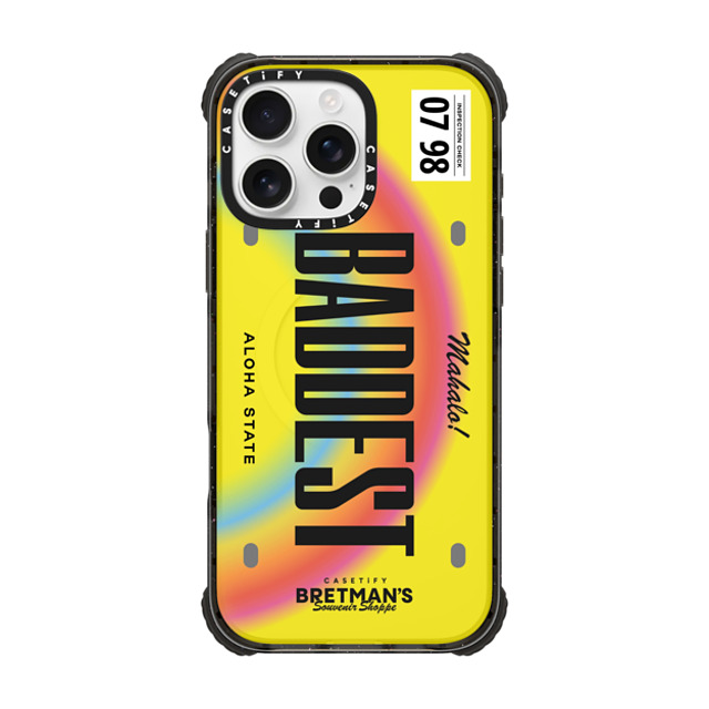 CASETiFY iPhone 16 Pro Max Case Black ウルトラ インパクトケース MagSafe 対応 Baddest License Phone Case bretman rock Father's Day CASETiFY iPhone 16 Pro Max Case Black ウルトラ インパクトケース MagSafe 対応 Baddest License Phone Case bretman rock Father's Day