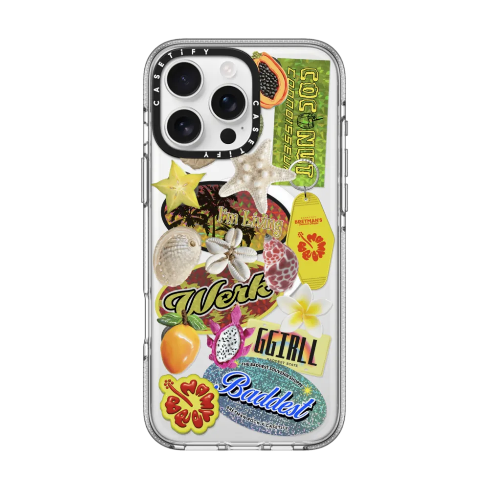 Clear iPhone 16 Pro Max Case MagSafe Compatible - Baddest Souvenir Shoppe Collector’s Phone Case