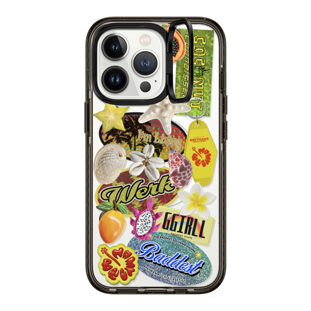 CASETiFY iPhone 13 Pro Case Black インパクトリングスタンドケース MagSafe対応 Baddest Souvenir Shoppe Collector's Phone Case bretman rock Mother's Day CASETiFY iPhone 13 Pro Case Black インパクトリングスタンドケース MagSafe対応 Baddest Souvenir Shoppe Collector's Phone Case bretman rock Mother's Day