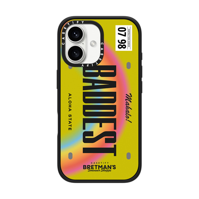 CASETiFY iPhone 16 Case Matte Black Impact Case MagSafe Compatible Baddest License Phone Case bretman rock Father's Day CASETiFY iPhone 16 Case Matte Black Impact Case MagSafe Compatible Baddest License Phone Case bretman rock Father's Day