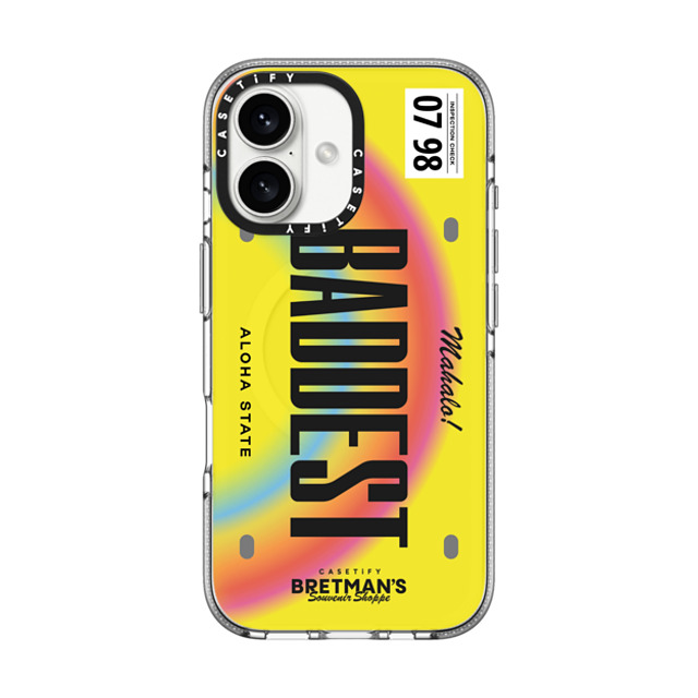 CASETiFY iPhone 16 ケース クリア クリア ケース MagSafe対応 Baddest License Phone Case bretman rock Father's Day CASETiFY iPhone 16 ケース クリア クリア ケース MagSafe対応 Baddest License Phone Case bretman rock Father's Day