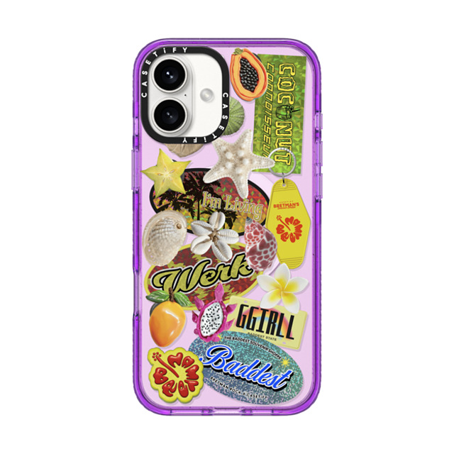 CASETiFY iPhone 16 Plus Case パープル インパクトケース MagSafe対応 Baddest Souvenir Shoppe Collector's Phone Case bretman rock Mother's Day CASETiFY iPhone 16 Plus Case パープル インパクトケース MagSafe対応 Baddest Souvenir Shoppe Collector's Phone Case bretman rock Mother's Day
